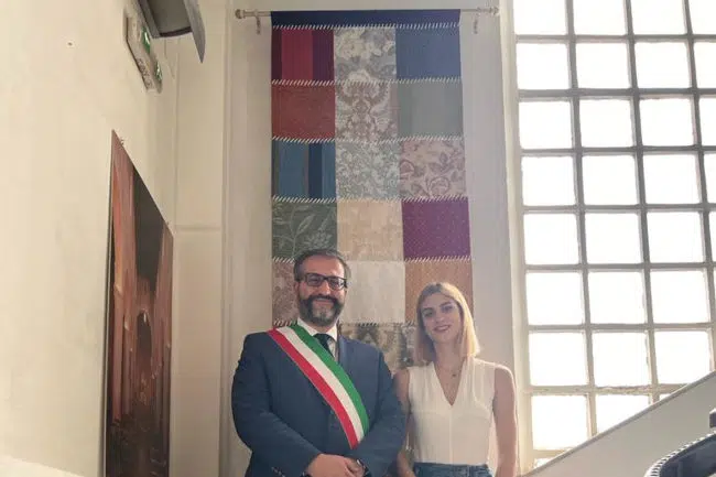 Un arazzo pensato e realizzato per Monteriggioni