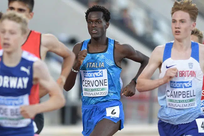 Latena Cervone quinto ai Campionati Europei Under 18