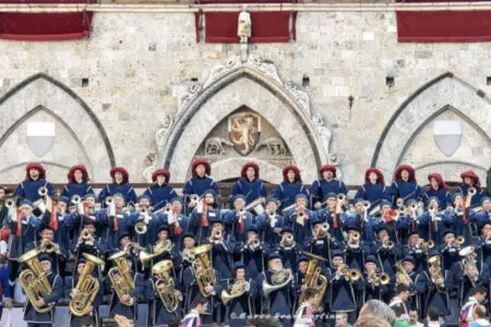Concerto in Piazza del Campo della Banda Città del Palio