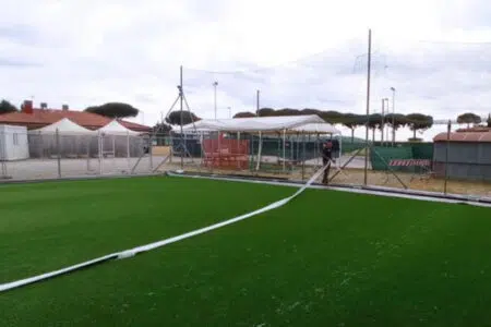 Inaugurazione del nuovo campo da calcio di Castellina Scalo
