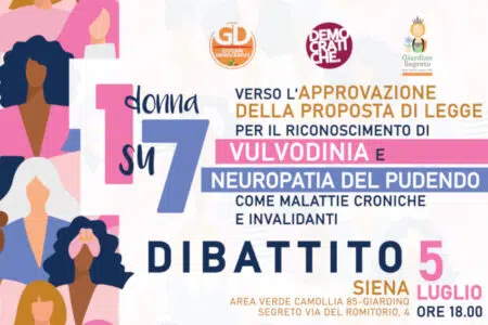 ”Una donna su sette”, a Siena il dibattito su vulvodinia e neuropatia del pudendo