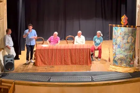 Presentato il Drappellone per la Giostra del Saracino di Sarteano