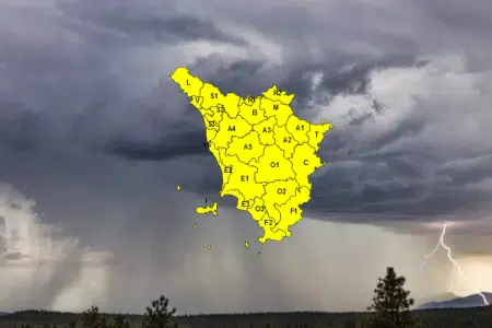 Prosegue allerta meteo, martedì 31 ottobre codice giallo in tutta la Toscana Maltempo, allerta meteo codice giallo in Toscana