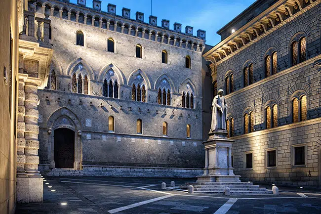 Mps, sede piazza Salimbeni a Siena