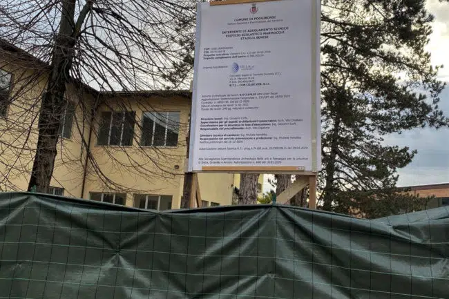 Scuola media di Staggia, intervento concluso: lunedì 21 novembre la riapertura