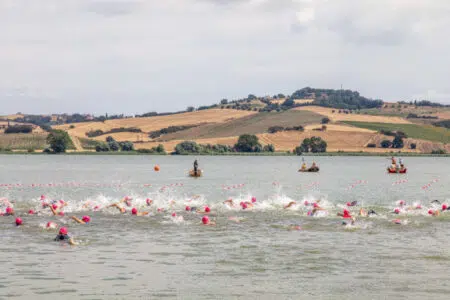A causa della siccità annullato il 10° Triathlon Sprint del Lago di Chiusi