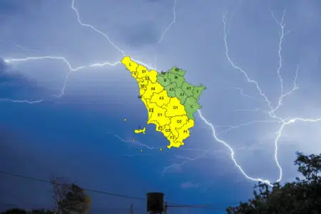 Giovedì 29 settembre nuovo codice giallo in Toscana per temporali e rischio idraulico
