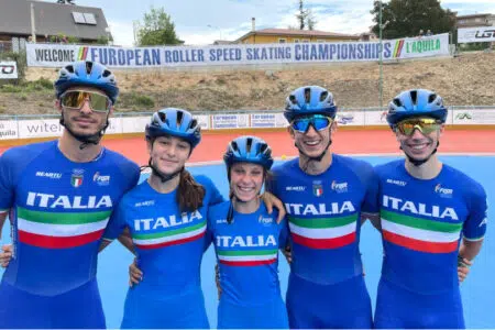Mens Sana Pattinaggio Corsa: dieci medaglie conquistate dai biancoverdi agli Europei de L’Aquila