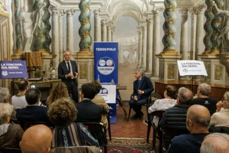 Politiche, a Montepulciano primo incontro dei candidati del Terzo Polo Davide Vivaldi e Stefano Scaramelli