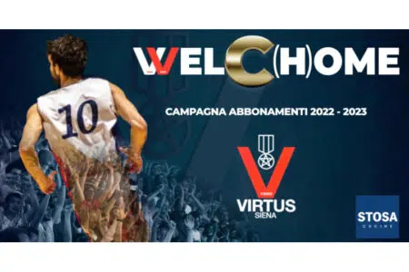 “Welc(h)ome”: parte la campagna abbonamenti della Virtus Siena