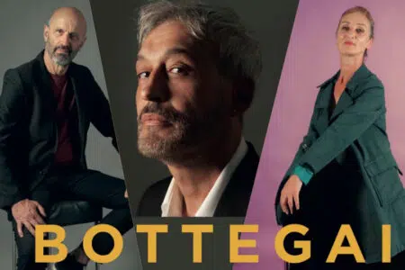 Al Politeama di Poggibonsi Arca Azzurra in “Bottegai”