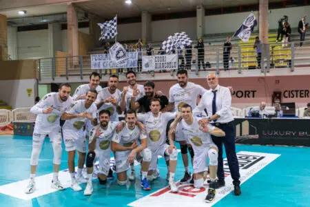 Superlega Volley, la Emma Villas Siena vince in trasferta contro Cisterna