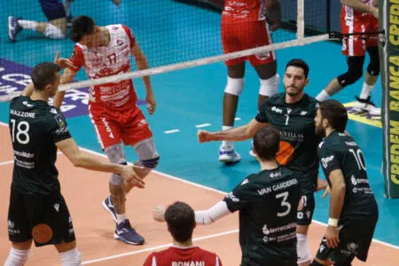 Superlega Volley, l’Emma Villas Siena ko al PalaEstra: Piacenza vince tre set a zero