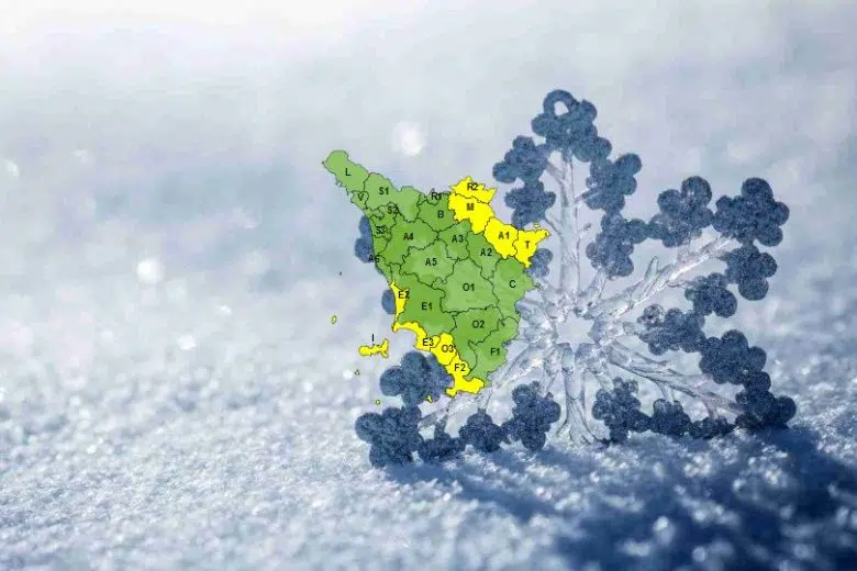 Arriva la neve, codice giallo sui rilievi appenninici fiorentini e aretini