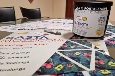 Sinalunga, posacenere nei cestini dei parchi pubblici e campagna di sensibilizzazione