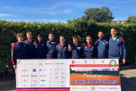 Tennis Serie A1, il TC Sinalunga vince nettamente contro il TC Parioli e vede i play-off