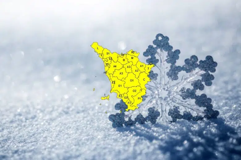 Meteo: codice giallo per rischio idrogeologico, temporali, neve e ghiaccio per domenica 11 dicembre