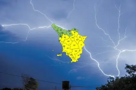 Maltempo, codice giallo per rischio idrogeologico esteso in Toscana fino al 7 dicembre