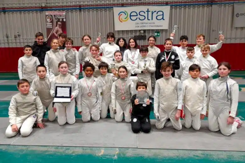 CUS Siena Scherma Estra campione toscano Under 14