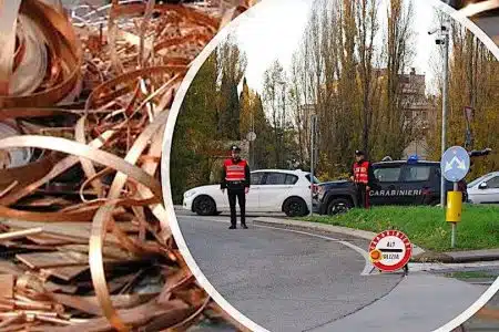 I Carabinieri scoprono autori di furto di rame da 150 mila euro in Valdelsa: 6 denunciati