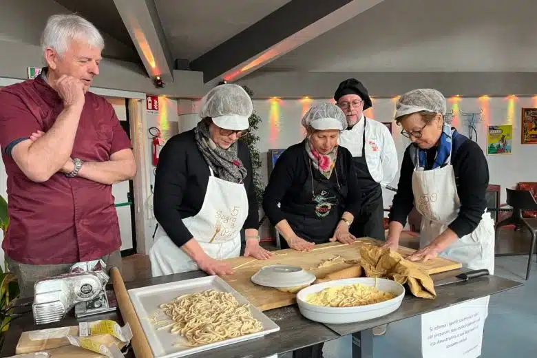 Pici di Cerlle, donne in cucina a Celle sul Rigo