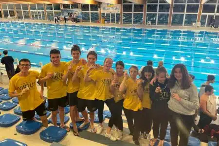 Virtus Buonconvento, sei ori ai campionati italiani di nuoto pinnato