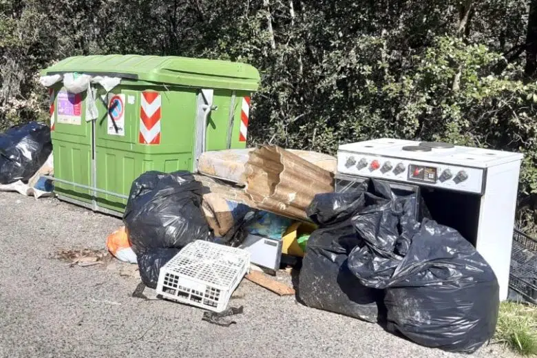 Rifiuti fuori dai cassonetti
