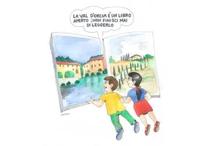 “I Colori del Libro”, a Bagno Vignoni la 14ª edizione I Colori del Libro a Bagno Vignoni, locandina di Emilio Giannelli