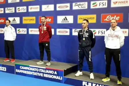 Mens Sana Karate: Federico Regoli sale sul podio dei Campionati Italiani Fijlkam