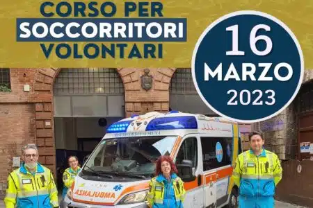 Misericordia di Siena: al via il primo corso del 2023 per diventare soccorritori volontari