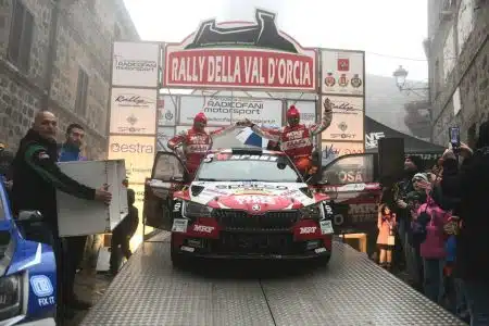 Andreucci-Briani si aggiudicano il 14° Rally della Val d’Orcia