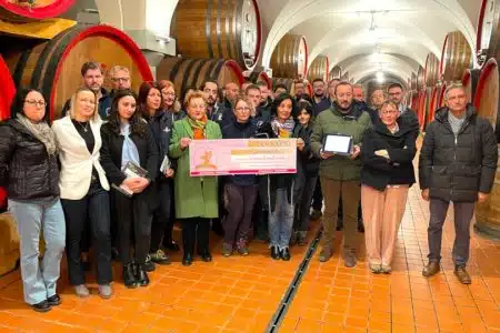 Vecchia Cantina e lavoratori in memoria di Katia