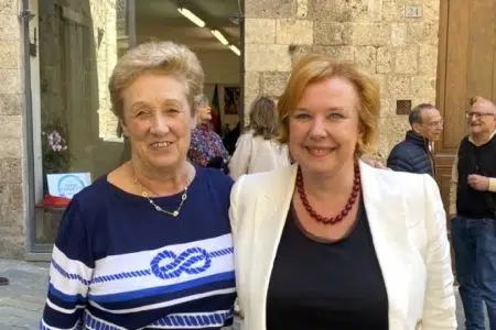 Beatrice Covassi (eurodeputata PD): “L’Europa un’occasione per Siena” Anna Ferretti e Beatrice Covassi