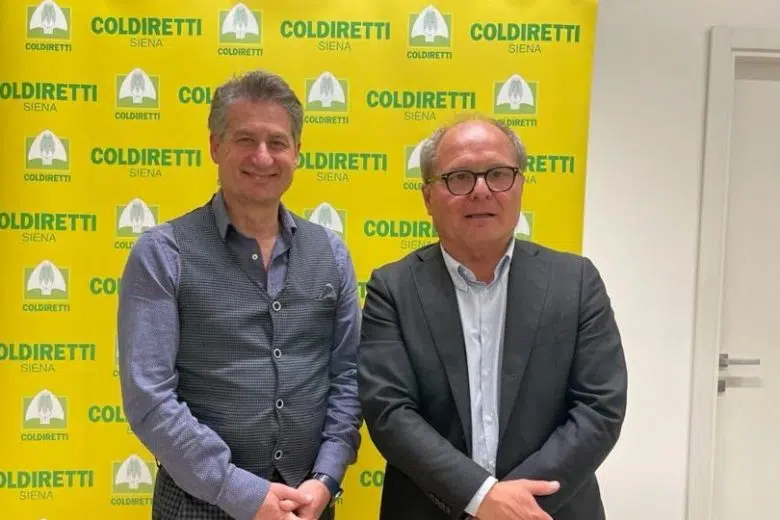 Coldiretti Siena ha incontrato il candidato sindaco Roberto Bozzi Roberto Bozzi e Simone Solfanelli