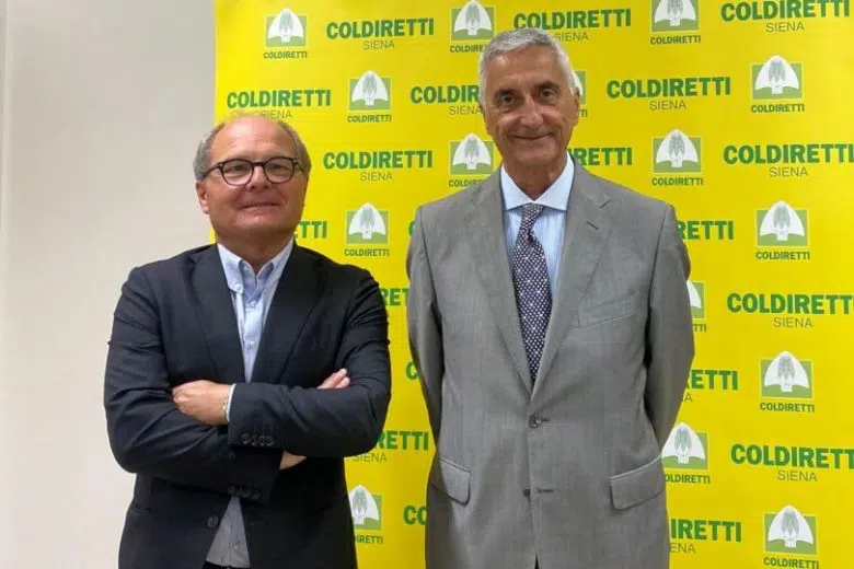 Coldiretti Siena ha incontrato il candidato sindaco Massimo Castagnini Simone Solfanelli e Massimo Castagnini
