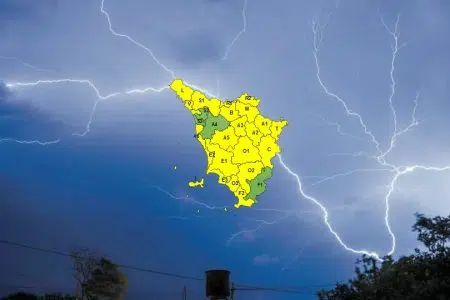 Pioggia e vento, martedì 16 maggio allerta meteo su quasi tutta la Toscana Allerta meteo Toscana