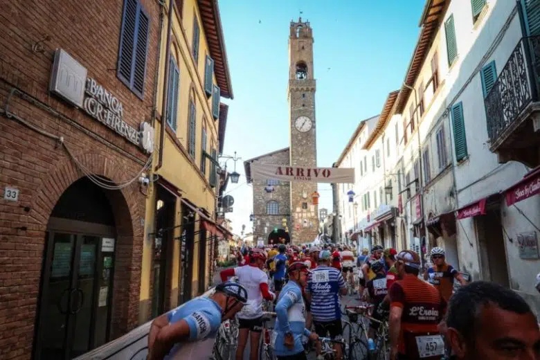 Eroica Montalcino, arrivo