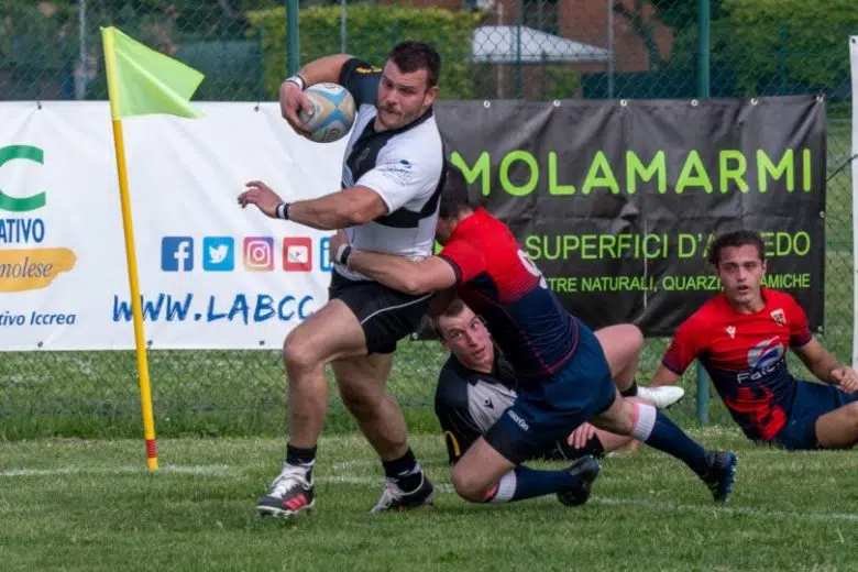 Azione di gioco Imola-Cus Siena Rugby