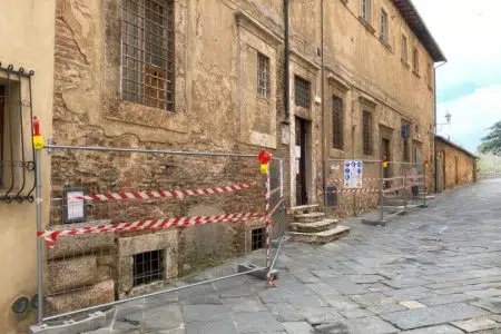 Montepulciano, iniziati lavori di riqualificazione di edificio storico in via Fiorenzuola Vecchia Lavori di riqualificazione edificio storico in via Fiorenzuola Vecchia