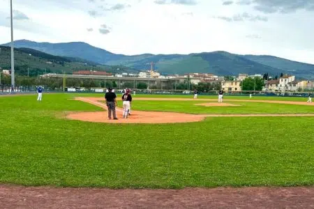 Sconfitta amara per l’Estra Siena Baseball a Sesto Fiorentino Il Siena Baseball impegnato sul campo di Sesto Fiorentino