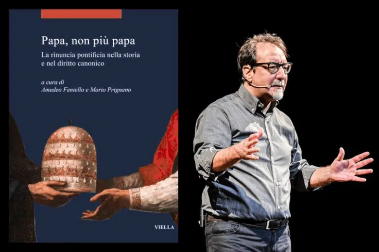 “Papa, non più papa”, presentazione del volume di Amedeo Feniello a Palazzo Patrizi Amedeo Feniello, copertina libro "Papa non più Papa"