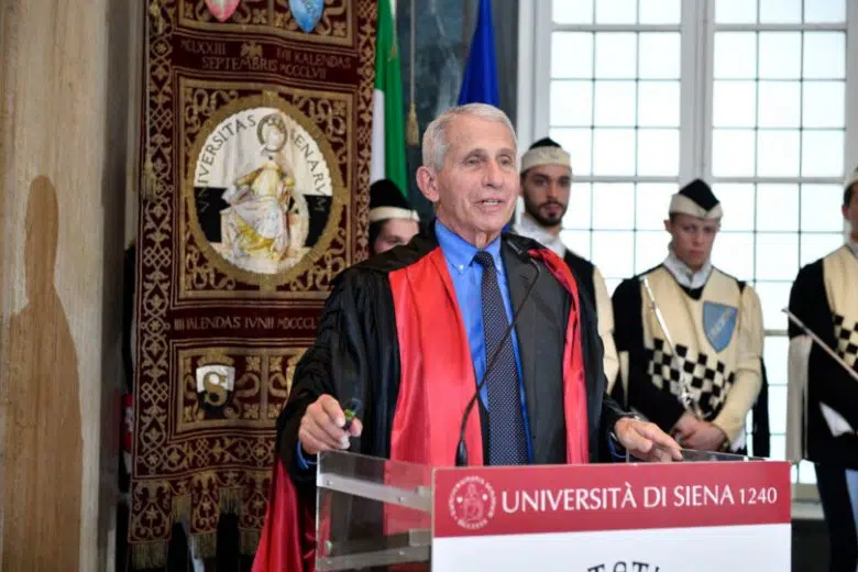 Laurea ad honorem dell'Università di Siena ad Anthony S. Fauci