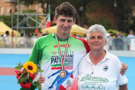 Mens Sana Pattinaggio Corsa: Duccio Marsili campione italiano Duccio Marsili con Laura Perinti ai Campionati italiani pattinaggio corsa