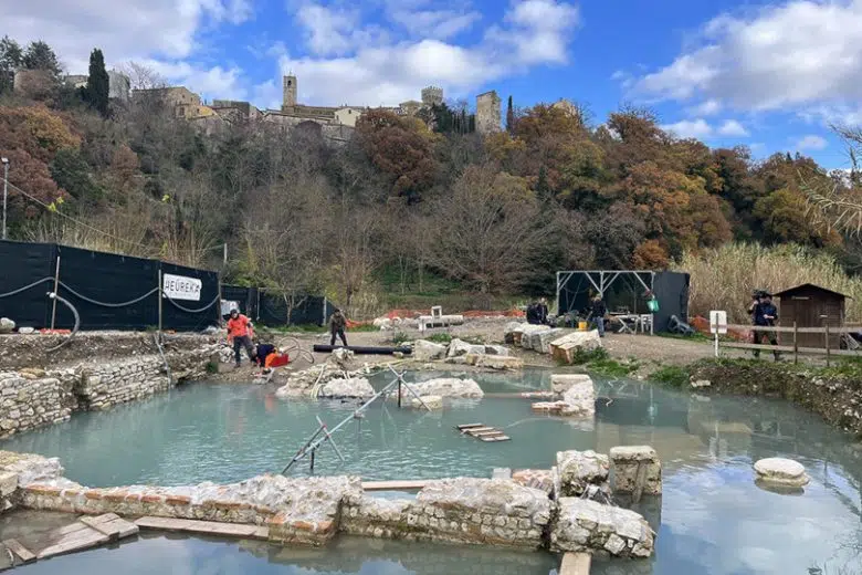 Bronzo San Casciano dei Bagni, area degli scavi archeologici