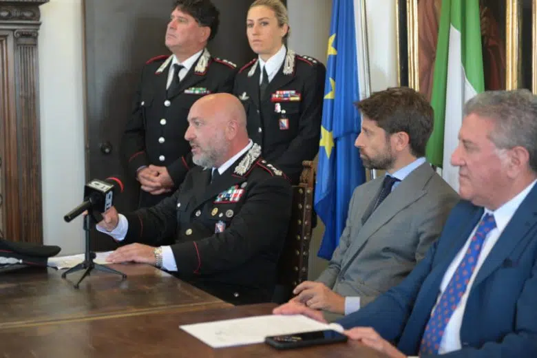 Conferenza stampa truffa anziani