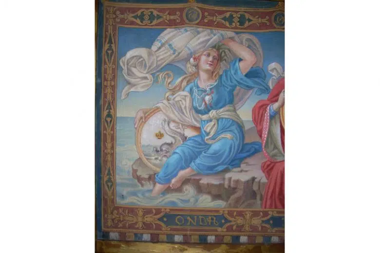 Allegoria della Contrada Capitana dell'Onda