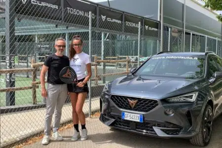 Cupra Tosoni Auto, al via la sponsorship con il Siena Padel