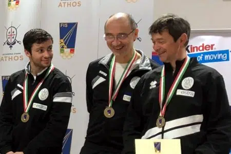 Cus Siena Scherma, tre medaglie ai Campionati italiani master Gli atleti del Cus Siena ai Campionati italiani master