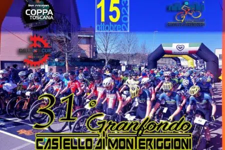 15 ottobre, torna la Gran Fondo del Castello di Monteriggioni Locandina della Gran Fondo Castello di Monteriggioni