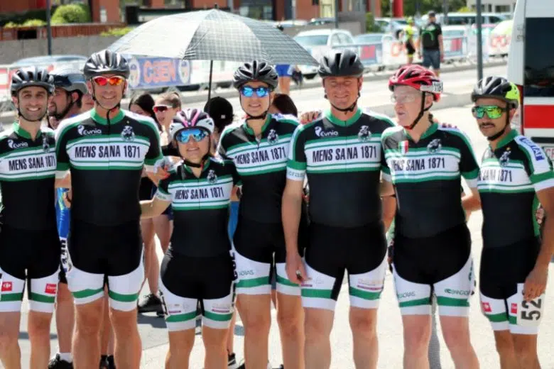 Gli atleti Master della Mens Sana Pattinaggio Corsa ai Campionati italiani maratona